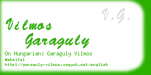 vilmos garaguly business card